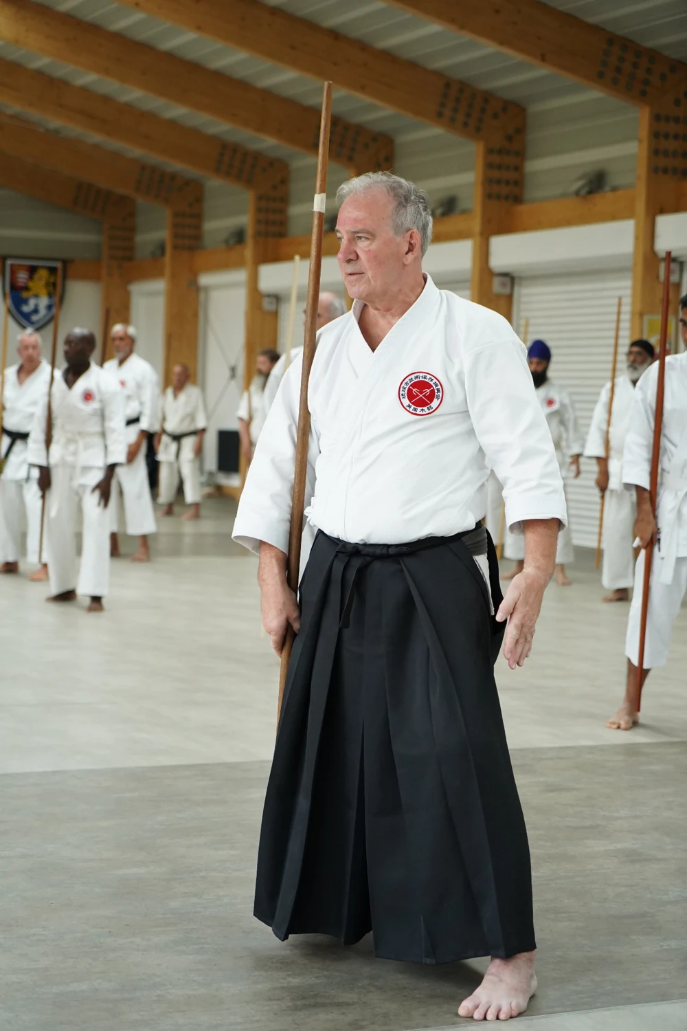 Julian Mead Shihan at a training session