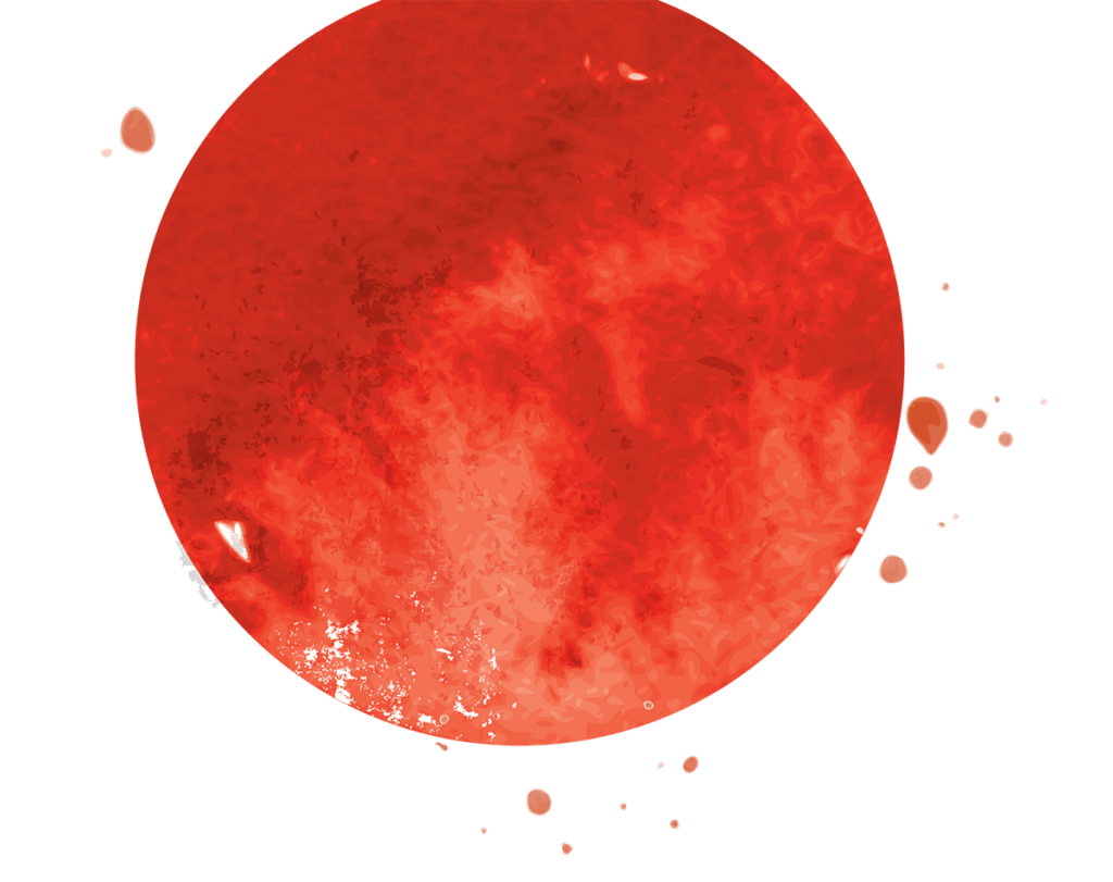 Red moon artwork from the original website